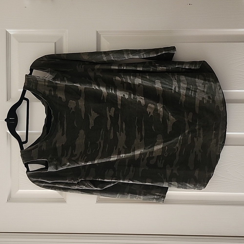 Sanctuary Camo Print Shirt